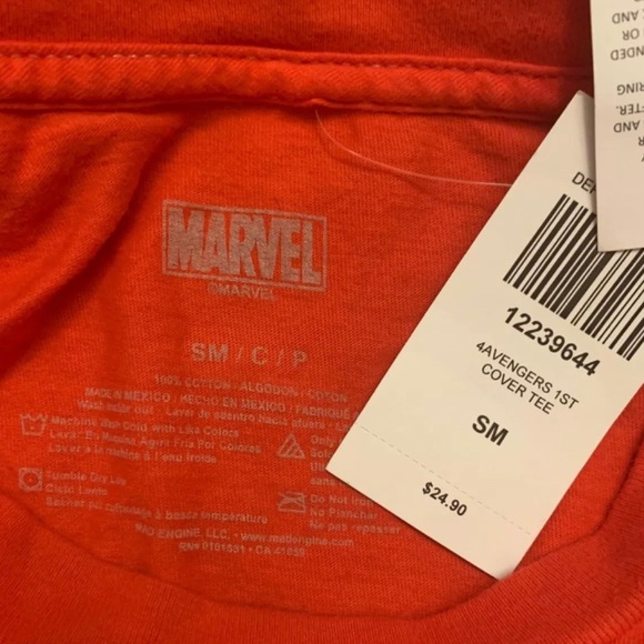 Marvel Avengers #1 Comic Cover 2 Tone Retro Shirt - Picture 5 of 6
